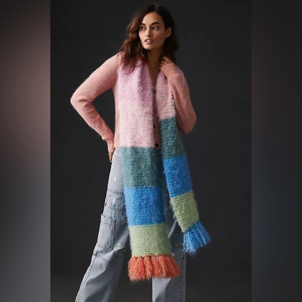 Anthropologie Striped Scarf